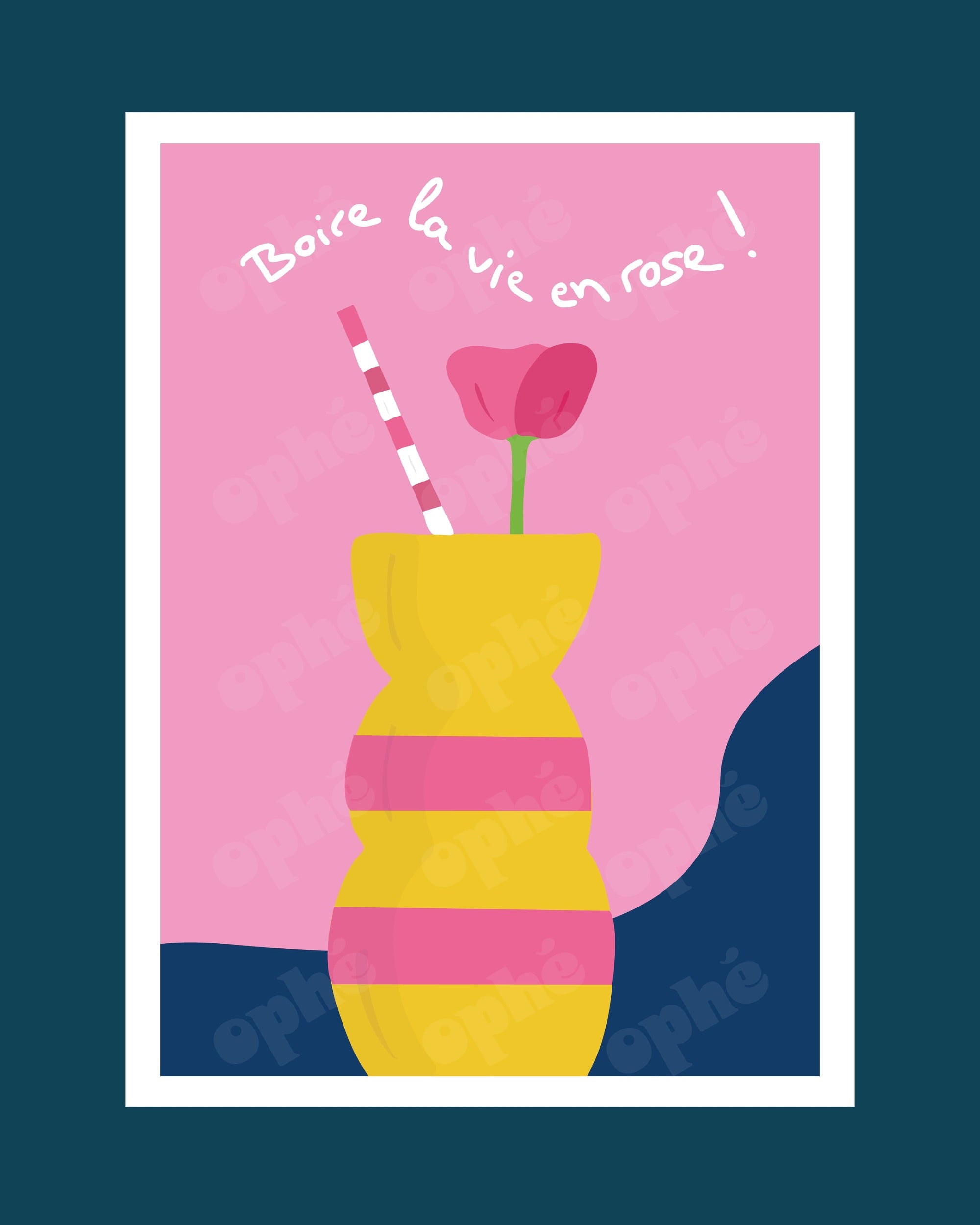 Boire la vie en rose